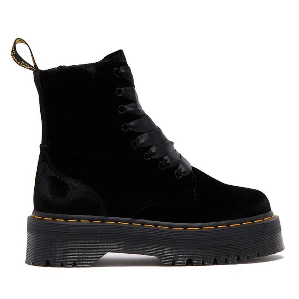 Dr. Martens Jadon Velvet Platform Boot NWOB - Picture 3 of 16